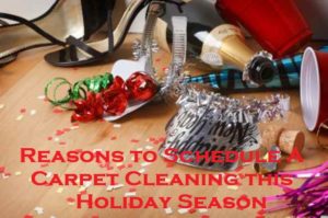 Reasons to Schedule A Carpet Cleaning this Holiday Season
